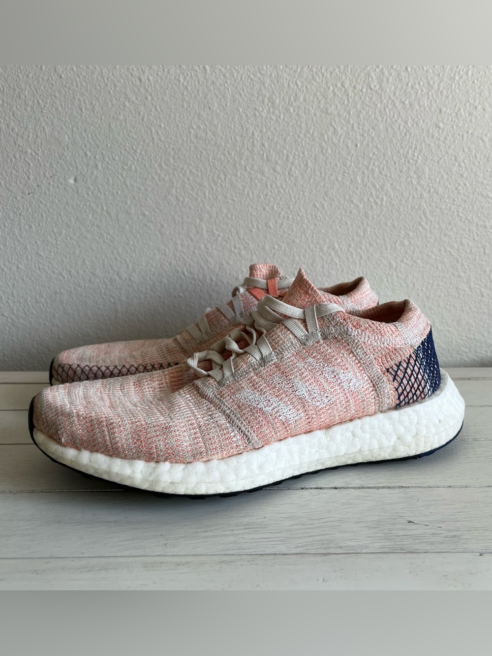 Adidas Pureboost Go Running Tennis Shoes Sneakers Athletic Light Baby Pink